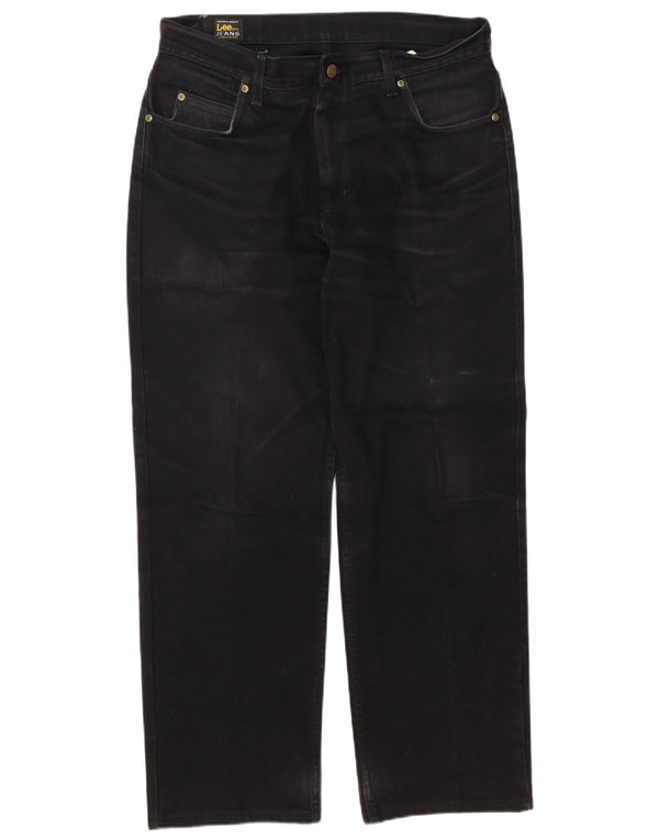 Blugi Lee Broken In Straight pentru bărbați W36 L32 bumbac negru
