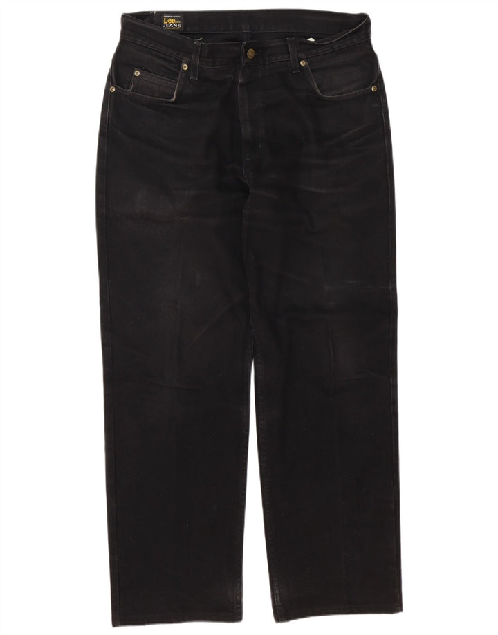 Blugi Lee Broken In Straight pentru bărbați W36 L32 bumbac negru