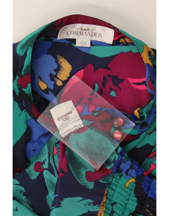 Bluză pentru femei COMMANDER cămașă crop EU 42 mare, multicoloră, florală