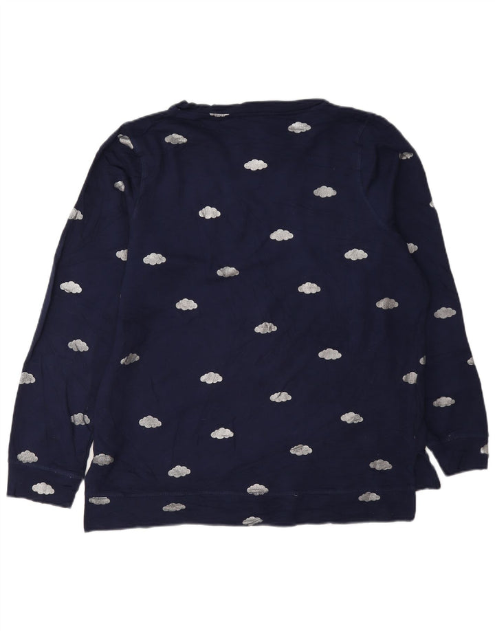 Pulover supradimensionat cu grafic Oasis pentru femei UK 10 Mic Bleumarin
