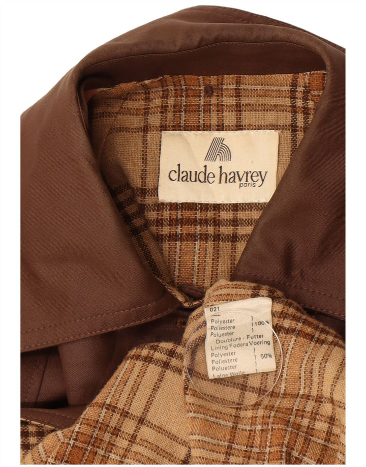 Trench pentru femei Claude Havrey UK 14 Poliester maro mare