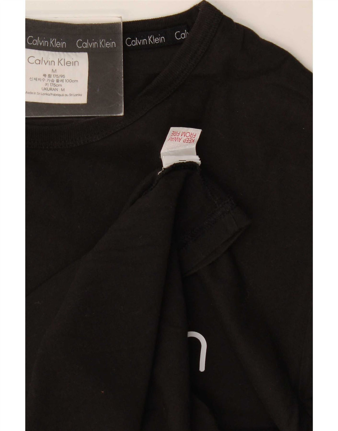 Tricou grafic Calvin Klein pentru bărbați Top mediu negru