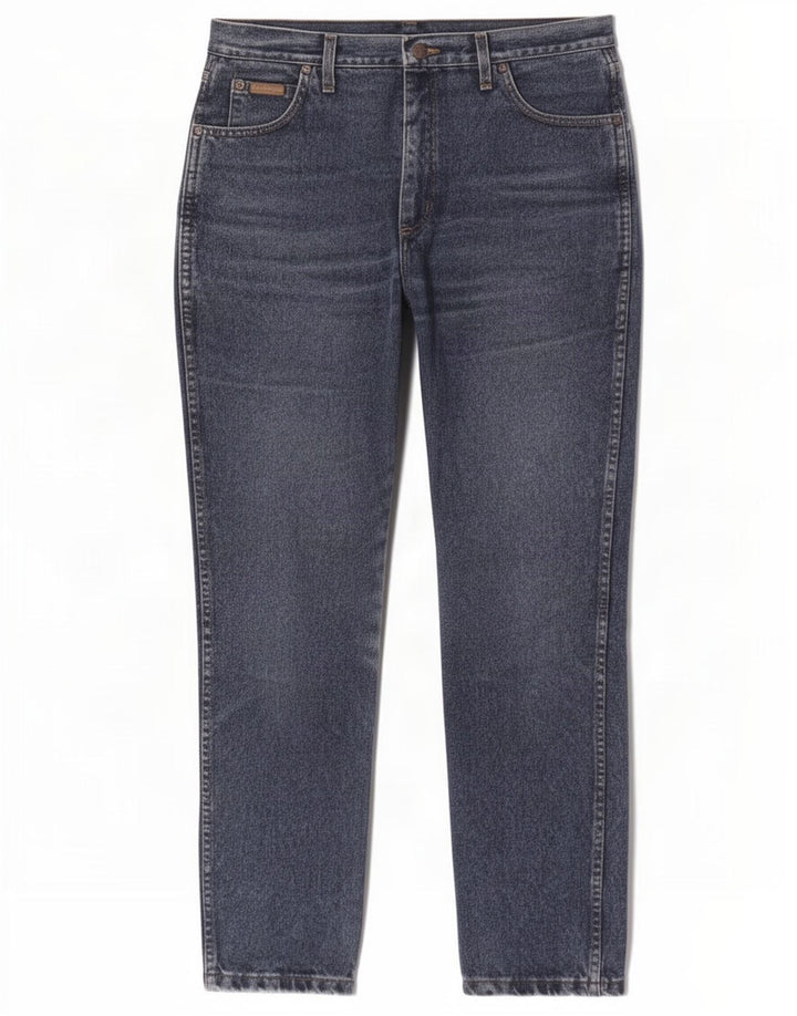 Blugi conici Wrangler pentru femei W28 L30 albastru