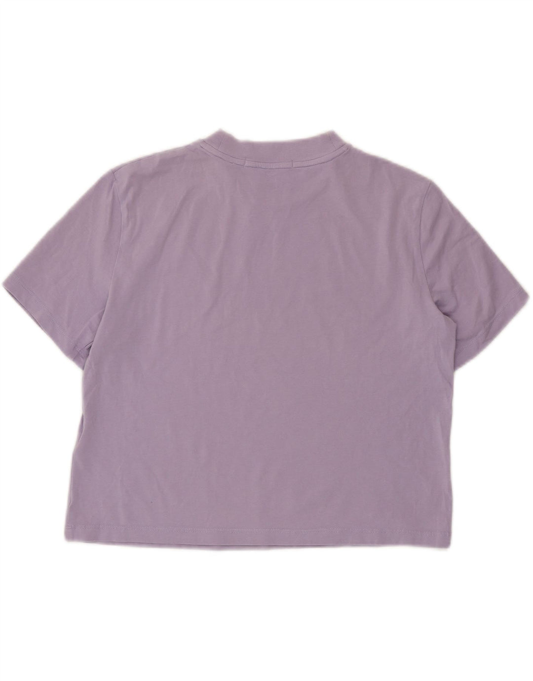 CALVIN KLEIN JEANS Tricou crop pentru femei Top UK 10 Bumbac violet mic