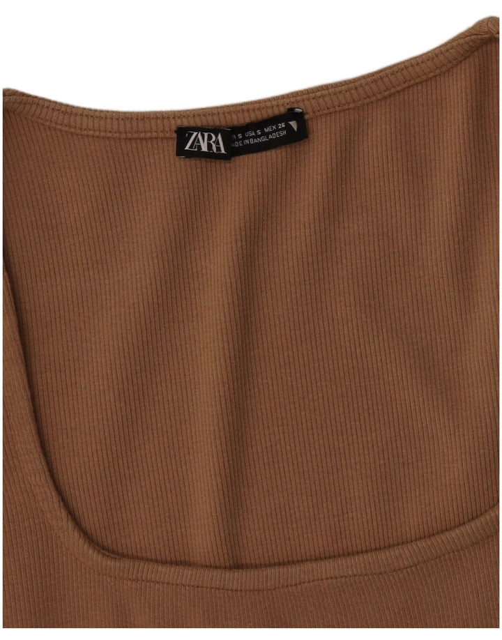 Rochie Bodycon pentru Damă Zara UK 8 Mic Maro