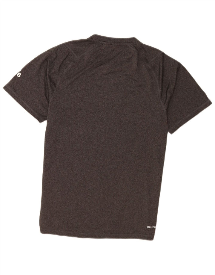 Tricou Adidas Aeroready pentru bărbați Top mic, gri, poliester