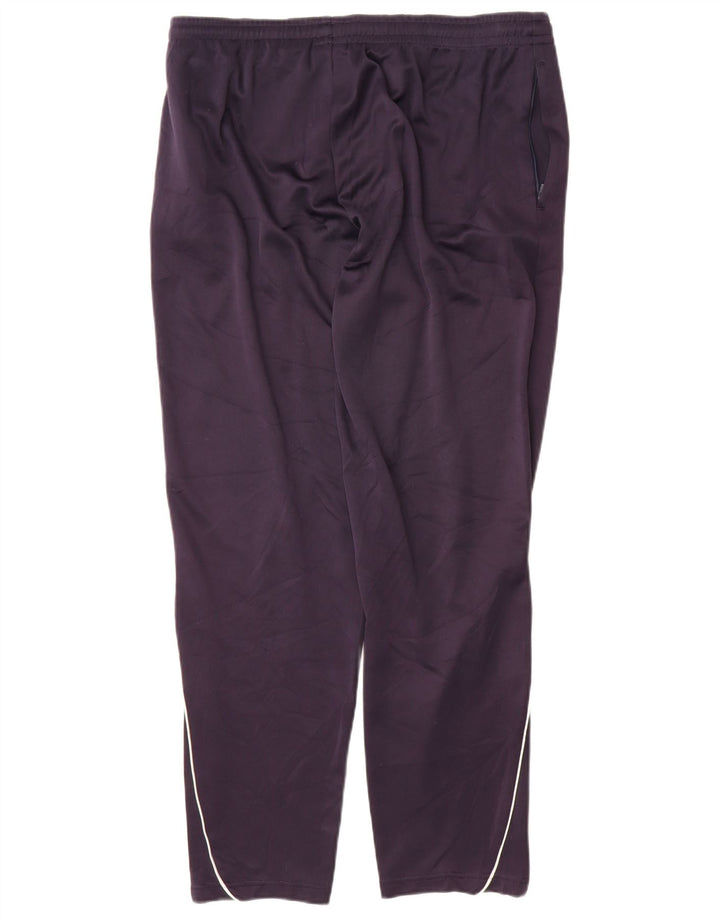 PUMA Mens Tracksuit Trousers Large Navy Blue Polyester