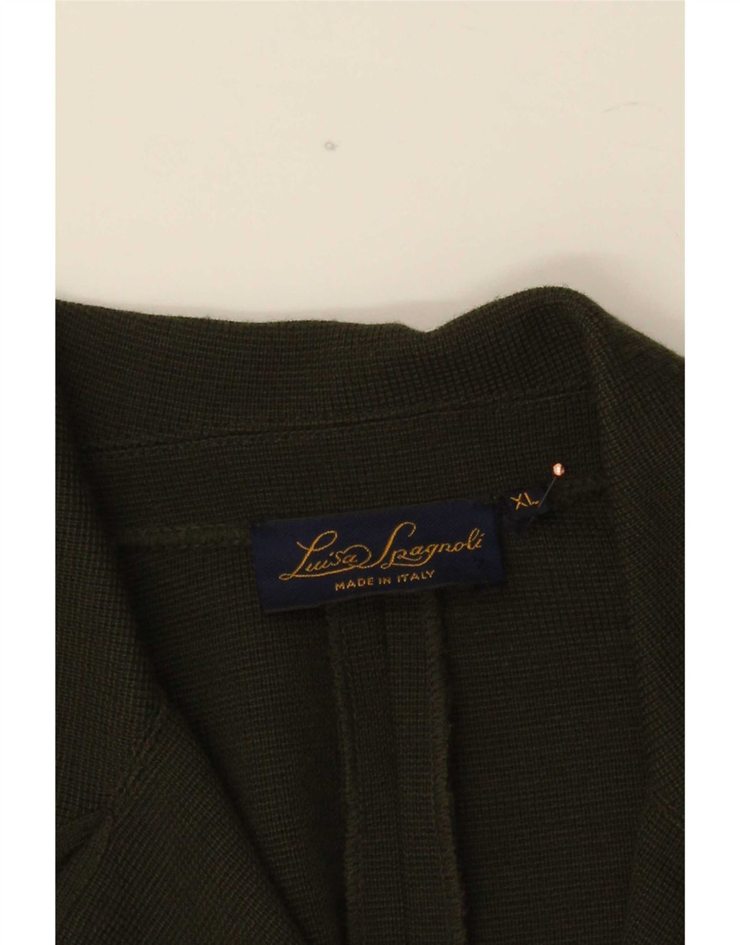 Sacou blazer pentru femei Luisa Spagnoli cu 1 nasture UK 18 XL verde