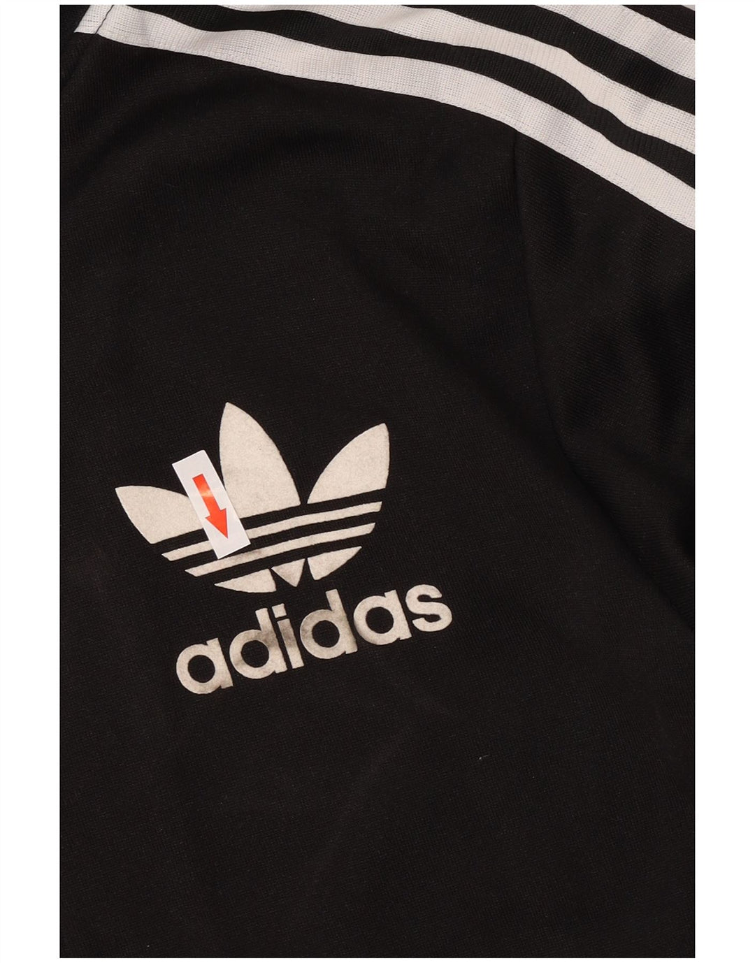 Pulover Adidas pentru bărbați, cu fermoar, poliester mic, negru