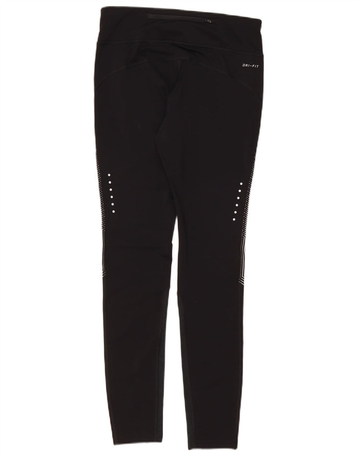 Leggings Dri Fit NIKE pentru femei UK 10, poliester cu dungi negre mici