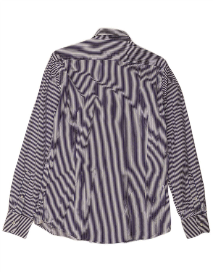 Camasa Massimo Dutti barbati Marimea 15 1/2 39 Medium Blue Pinstripe