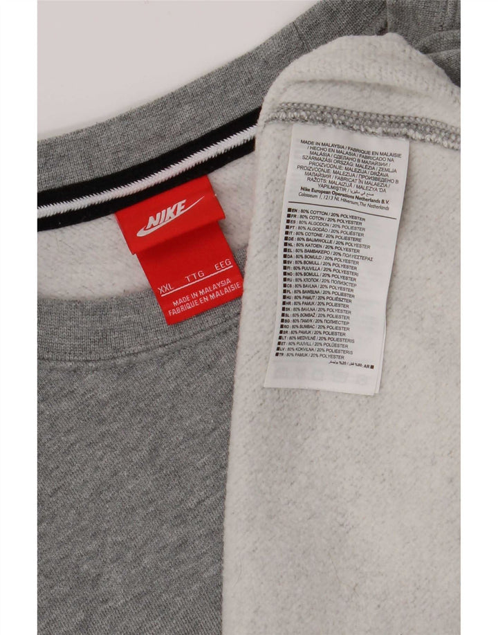 Pulover Nike pentru bărbați, 2XL, bumbac gri