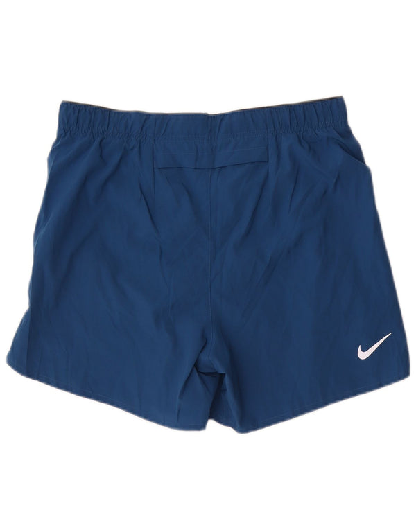 Pantaloni scurți sport Nike Dri Fit Graphic pentru bărbați, poliester mediu albastru