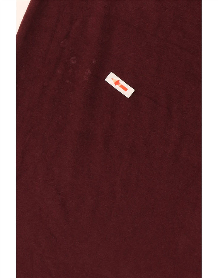 Tricou pentru bărbați French Connection Top Medium Burgundy Bumbac