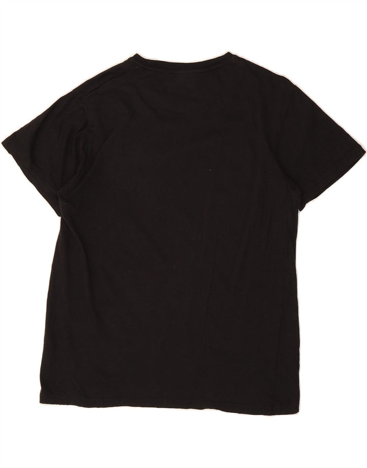 PIERRE CARDIN Mens T-Shirt Top Small Black Cotton Vintage Pierre Cardin and Second-Hand Pierre Cardin from Messina Hembry 