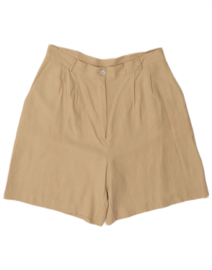 Pantaloni scurți casual vintage pentru femei IT 44 Medium W28 Bej