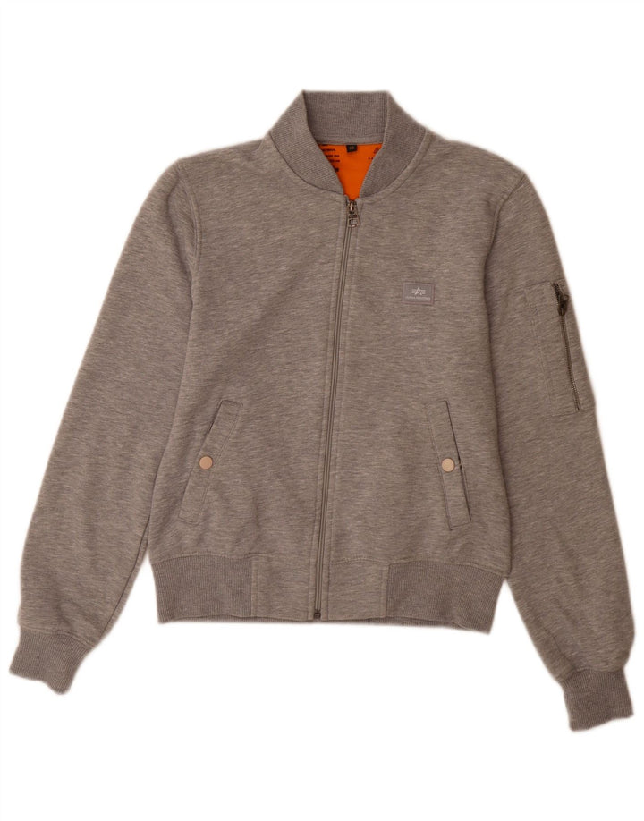 Jachetă de trening pentru bărbați Alpha Industries XS, bumbac cu pete gri