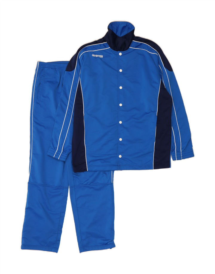 ERREA Mens Full Tracksuit Large Blue Colourblock Vintage Errea and Second-Hand Errea from Messina Hembry 