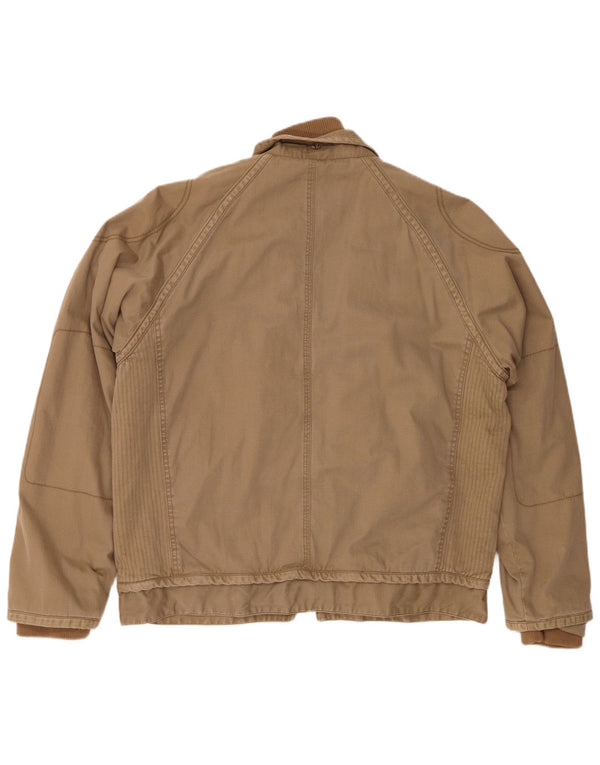 Jachetă pentru bărbați Fat Face UK 42 XL, bej, bumbac