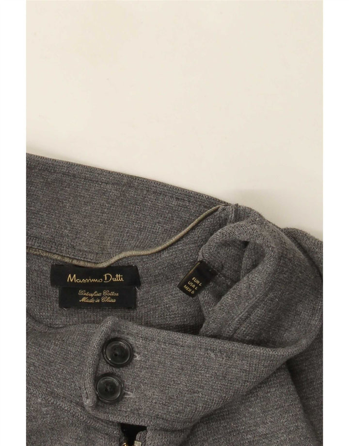 Pulover cardigan pentru femei Massimo Dutti UK 16 mare gri