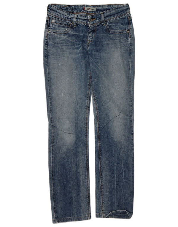 Blugi Levi's 571 Distressed Slim W29 L31 Bumbac albastru