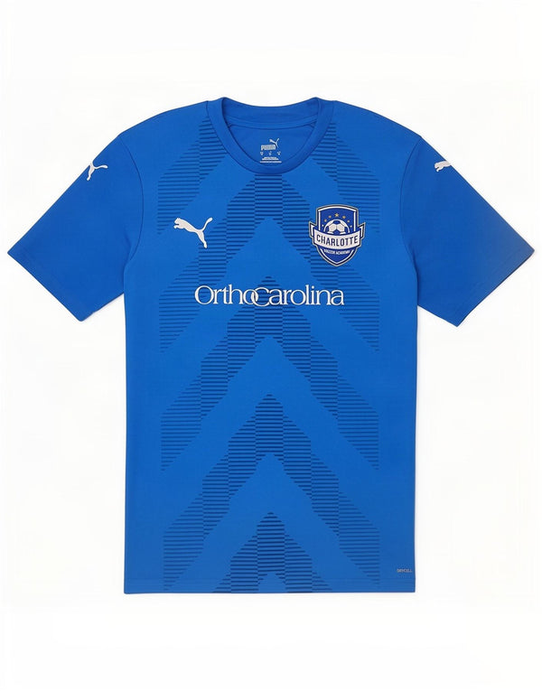 Tricou grafic Puma Charlotte Soccer Academy pentru bărbați Top Medium Blue