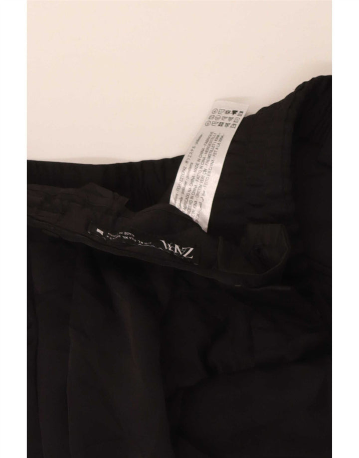 Pantaloni casual pentru femei Zara XL W34 L31 Poliester negru