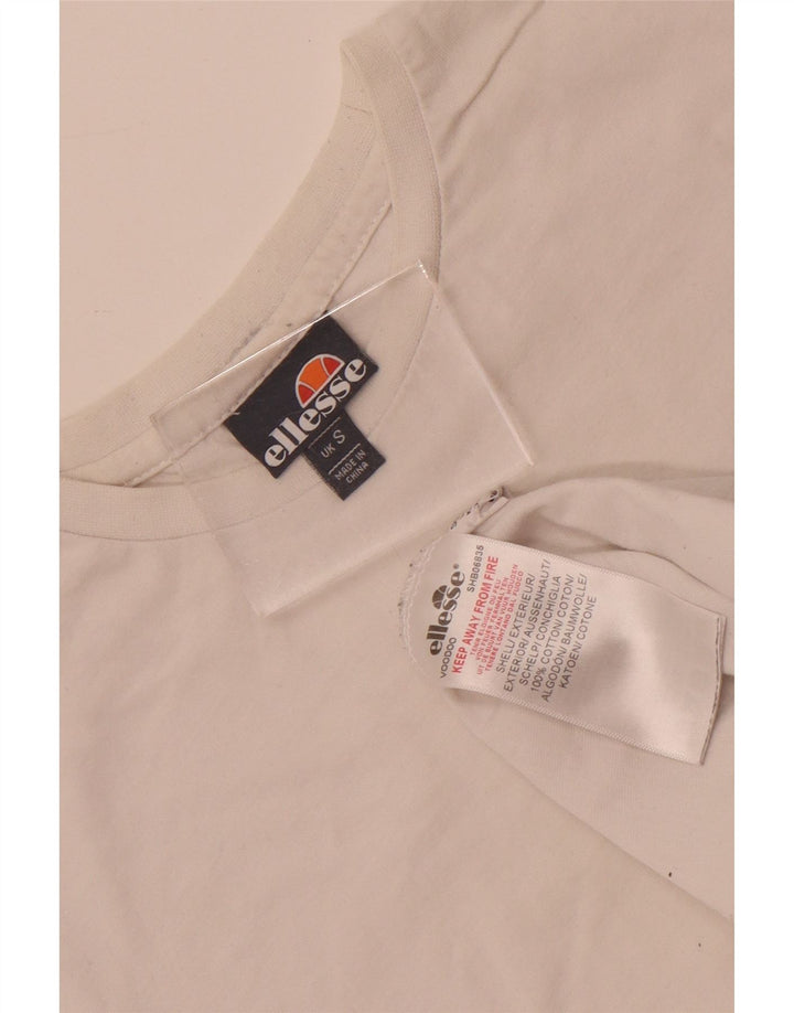 Tricou bărbați Ellesse Top mic Bumbac alb