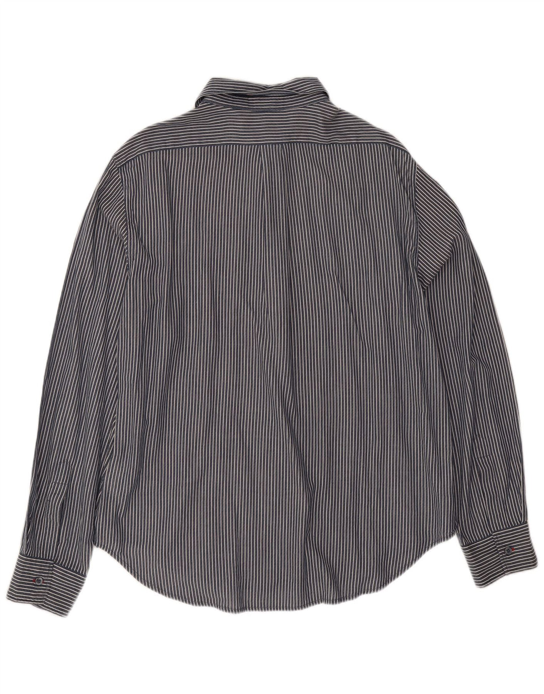 Cămașă pentru bărbați Armani Jeans 3XL, bumbac cu dungi, albastru marine