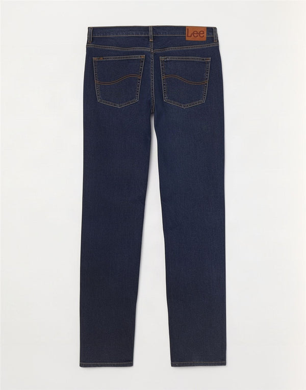 Blugi Lee Brooklyn Straight pentru bărbați L44 L34 Bumbac bleumarin