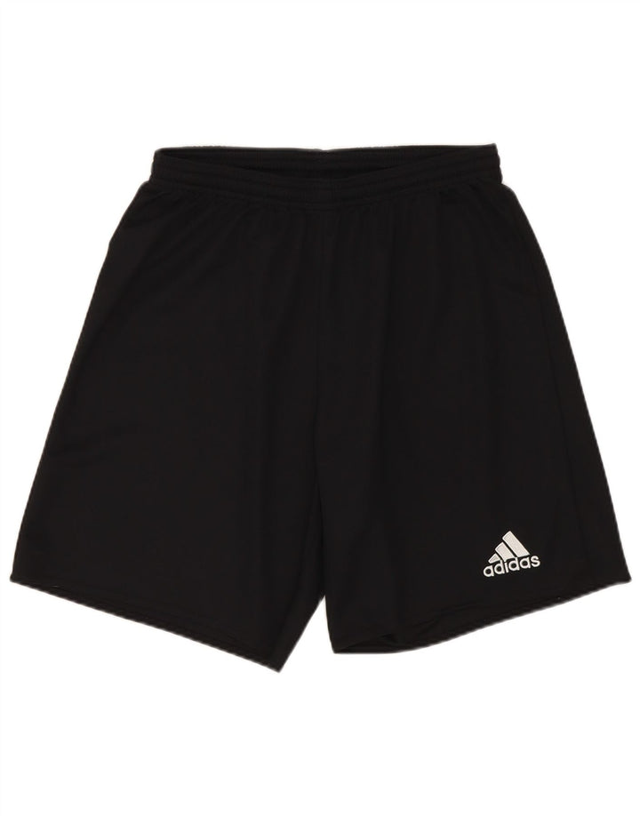 Pantaloni scurți Adidas Climalite Sport pentru bărbați, poliester negru mic