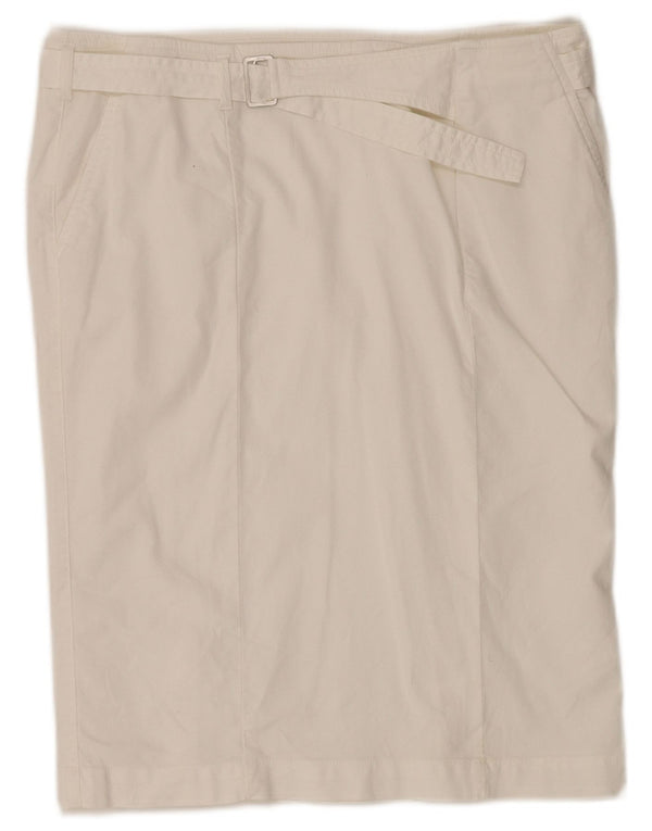 Fusta dreaptă TRUSSARDI pentru femei IT 46 Large W34 White