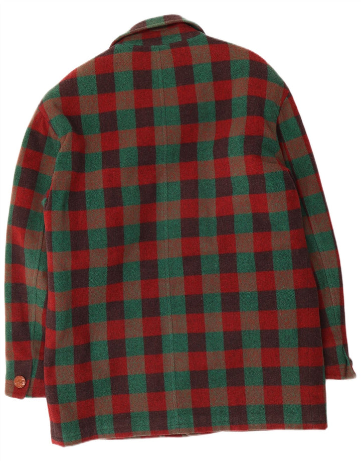 Pardesiu Bărbați Vintage IT 48 Medium Multicolor Lână Check