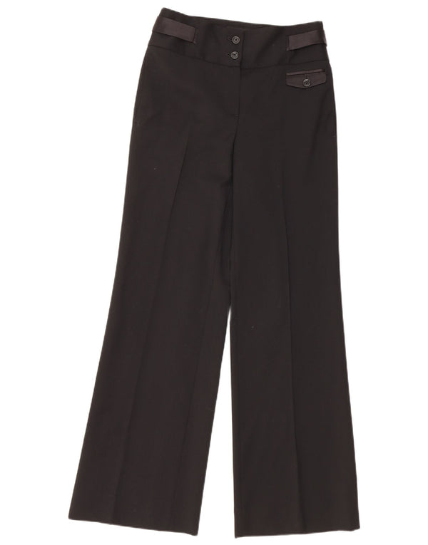 Massimo Dutti Pantaloni casual pentru femei cu picioare largi EU 36 XS W26 L30 Lână neagră