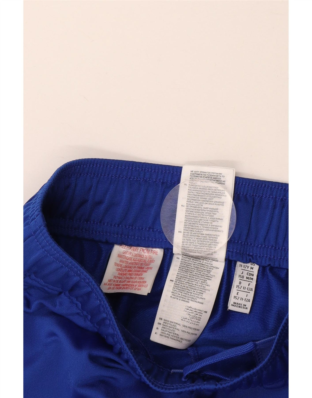 ADIDAS Băieți Pantaloni Trening Pantaloni Joggeri 11-12 Ani Poliester Albastru