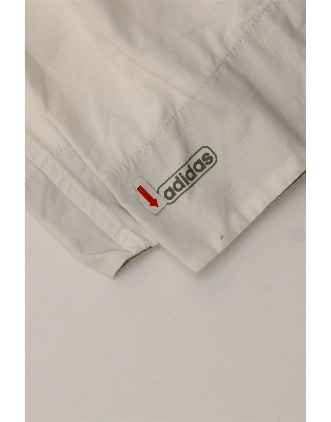 Bermude Adidas pentru femei UK 12 Medium W30 Bumbac alb