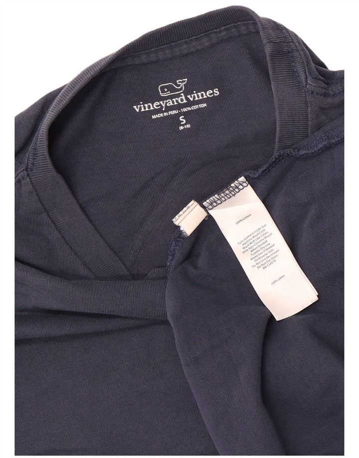 VINEYARD VINES Băieți Top Grafic Mânecă Lungă 8-9 Ani Mic Albastru Crăciun