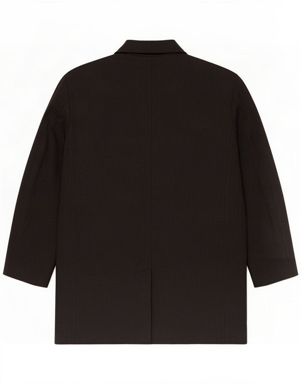 Trussardi Mens Overcoat UK 40 Large Grey Wool
