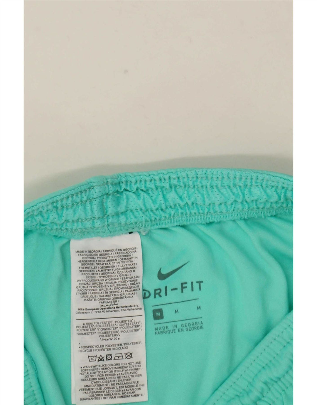 Pantaloni scurți sport Nike Dri Fit pentru bărbați, poliester mediu turcoaz