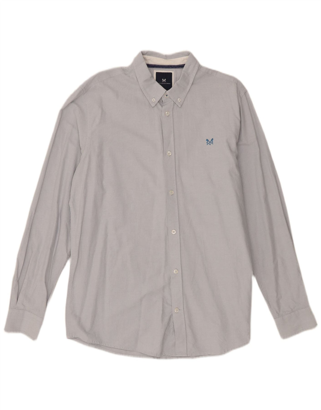 Crew Clothing Cămașă Slim Fit pentru bărbați Bumbac albastru mediu