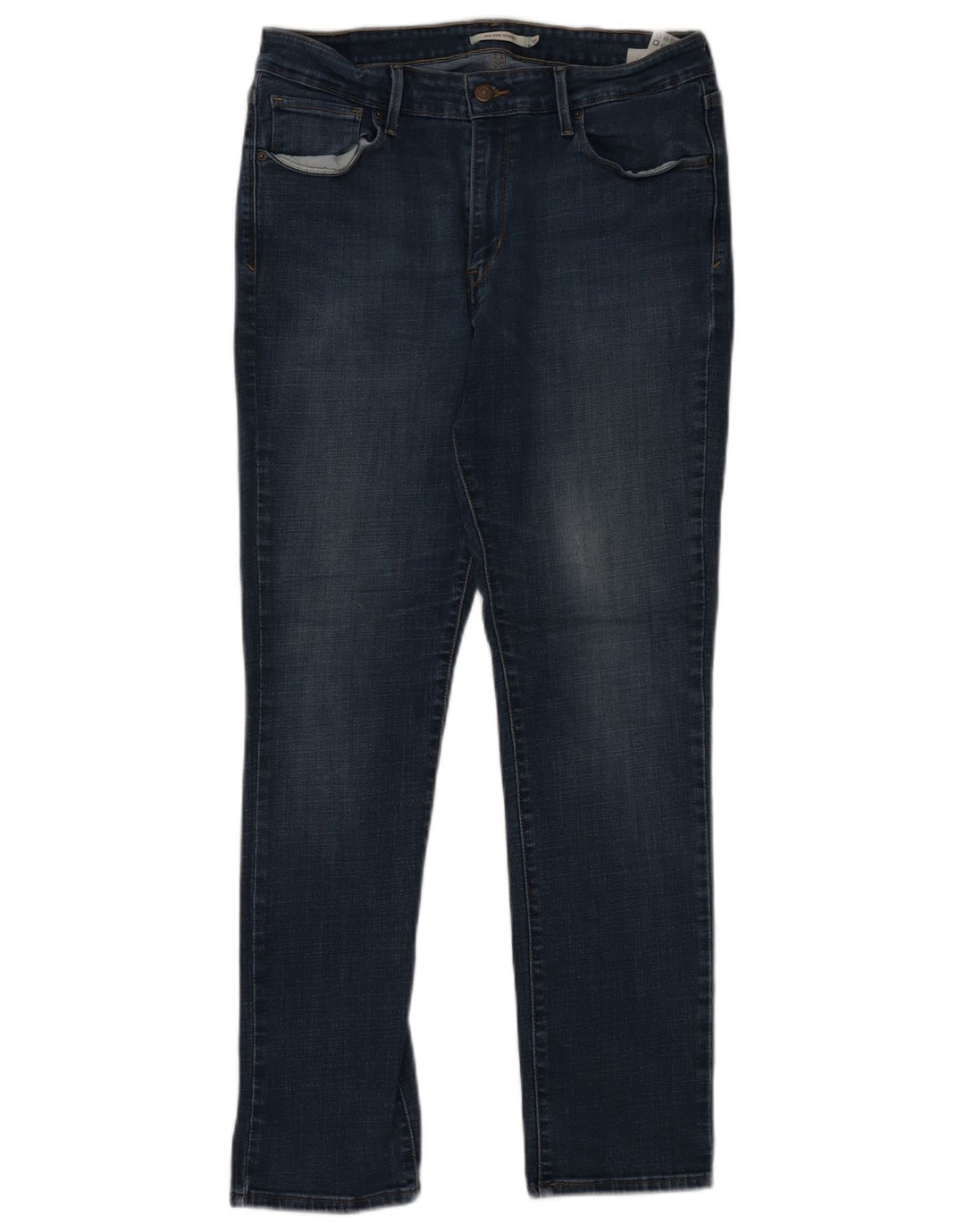 LEVI'S Blugi skinny pentru femei cu talie medie US 16 2XL W33 L32 albastru bumbac