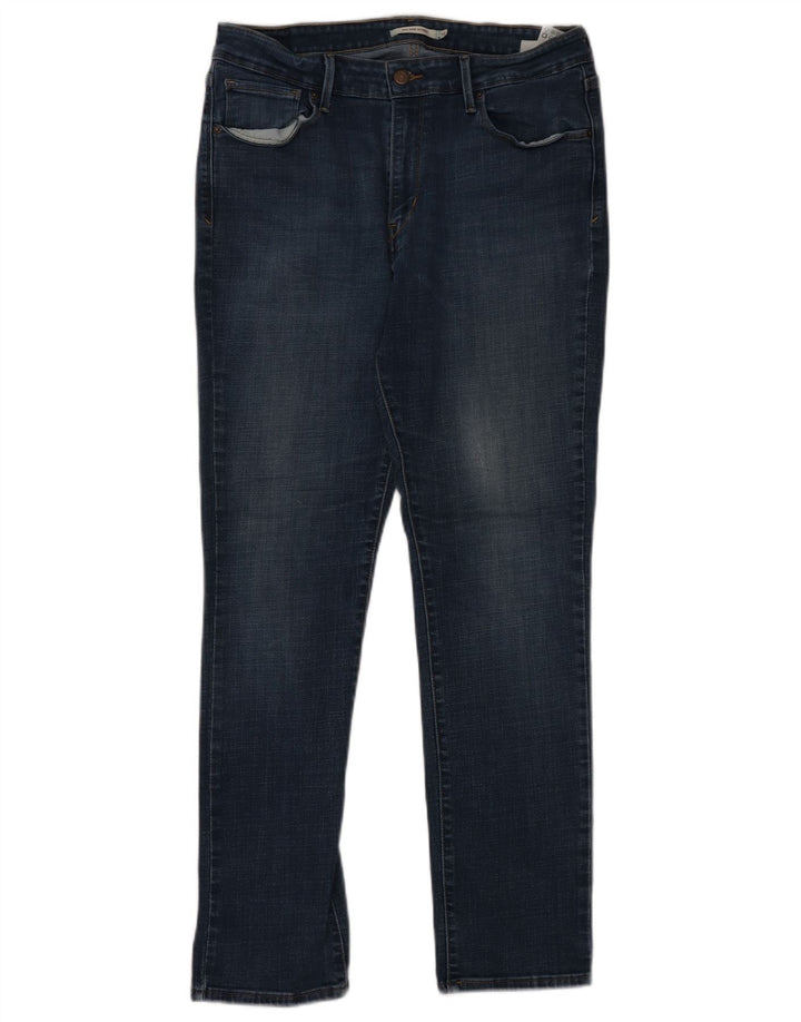 LEVI'S Blugi skinny pentru femei cu talie medie US 16 2XL W33 L32 albastru bumbac