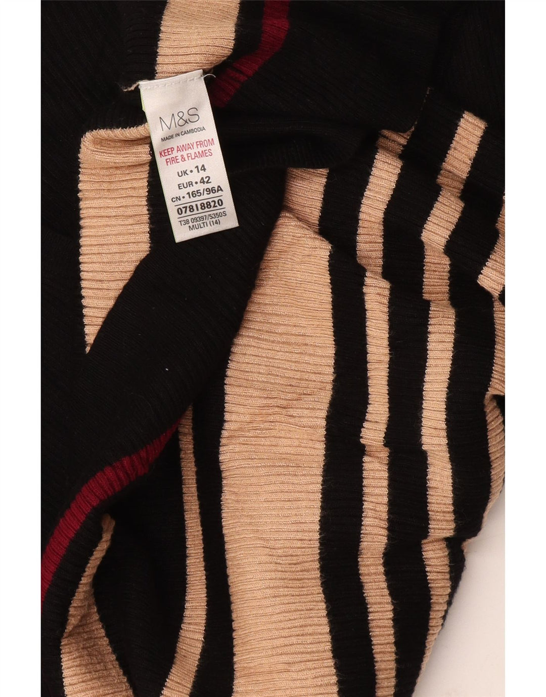 Marks & Spencer Pulover cu decolteu în V pentru femei UK 14 Medium Black Dunge