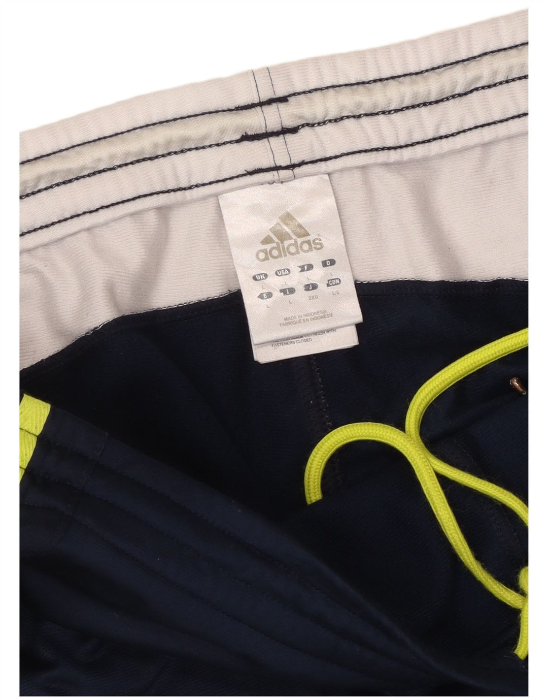Pantaloni de trening cu grafic pentru bărbați Adidas, mari, bleumarin, color block