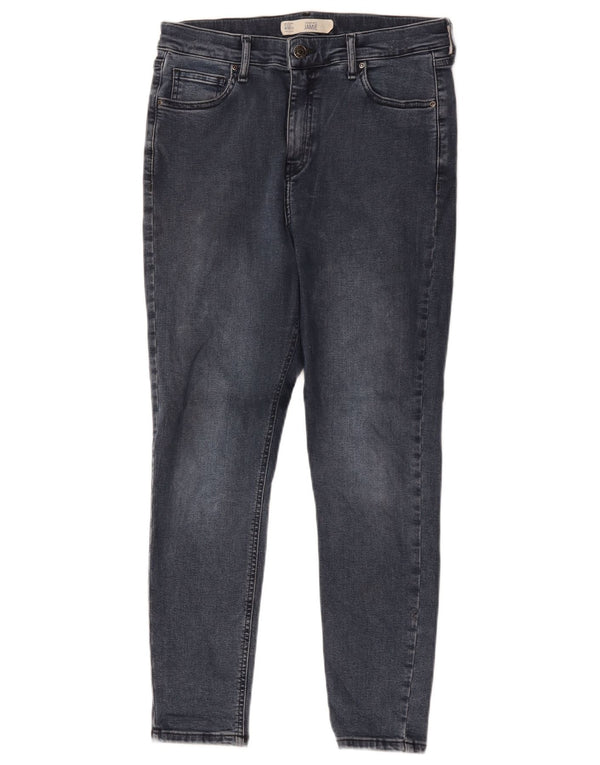 Topshop Blugi skinny cu talie înaltă Jamie pentru femei L30 L26 bumbac bleumarin