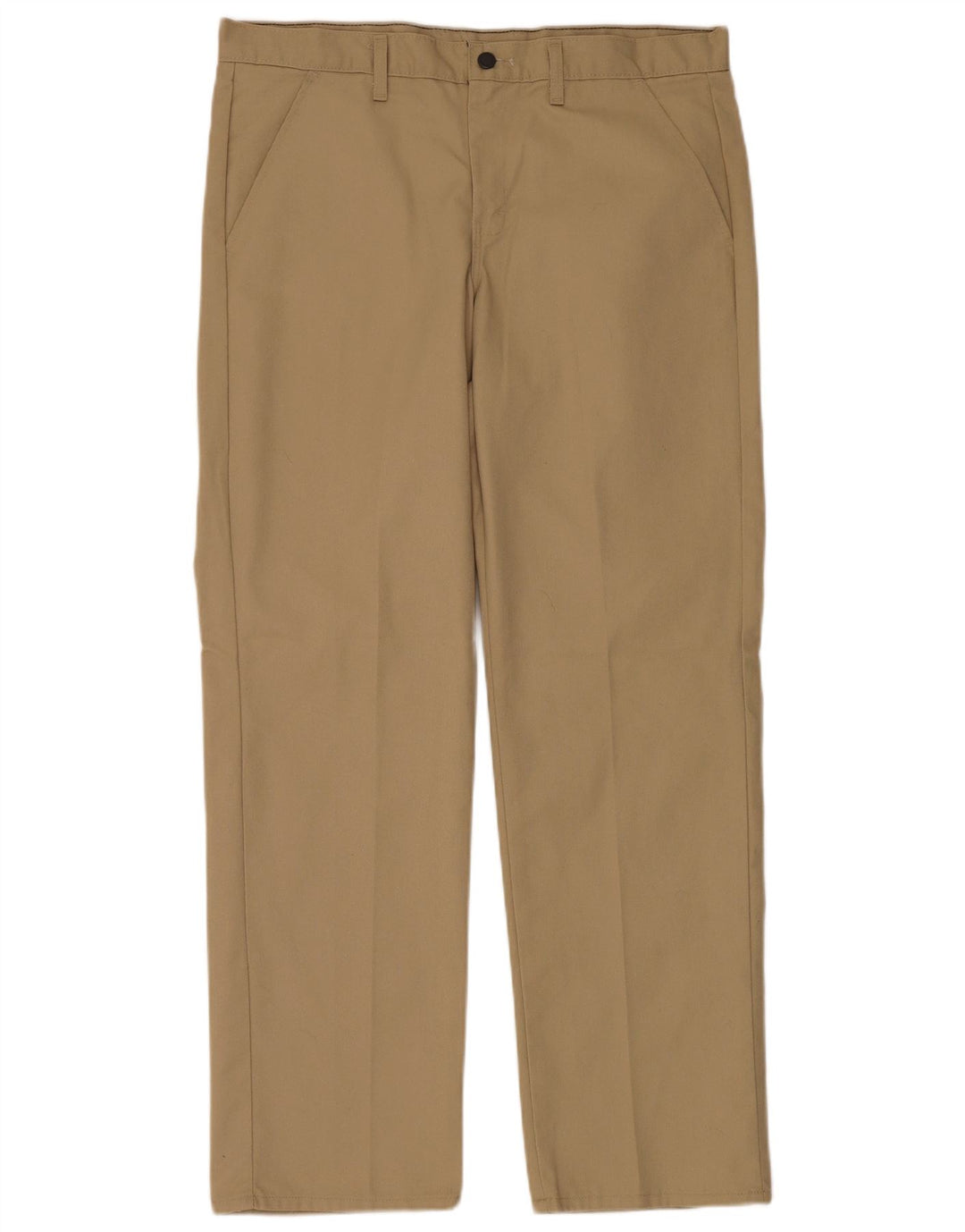 Pantaloni chino drepți pentru bărbați Dickies L34 L32 Kaki Poliester