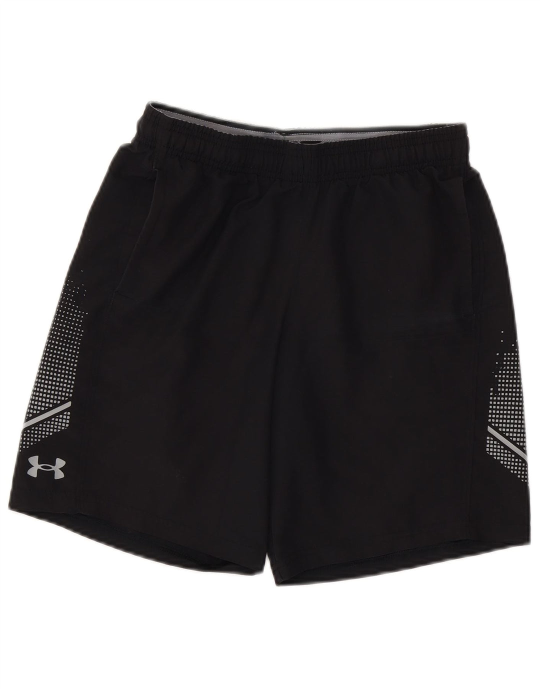 Pantaloni scurți sport grafic pentru băieți UNDER ARMOUR 11-12 ani Poliester negru mare