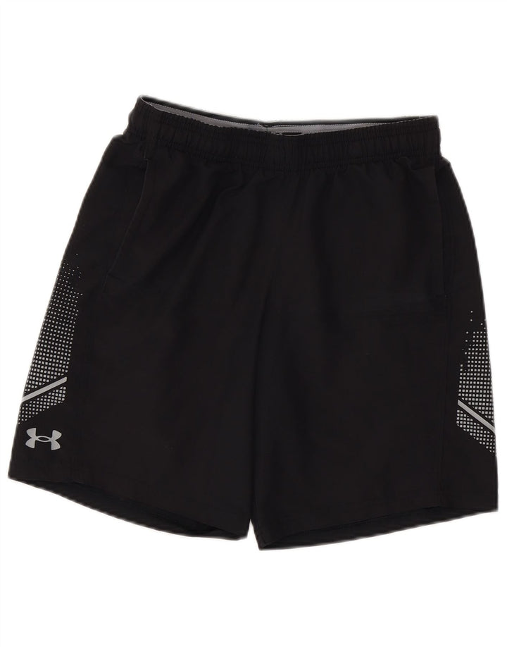 Pantaloni scurți sport grafic pentru băieți UNDER ARMOUR 11-12 ani Poliester negru mare