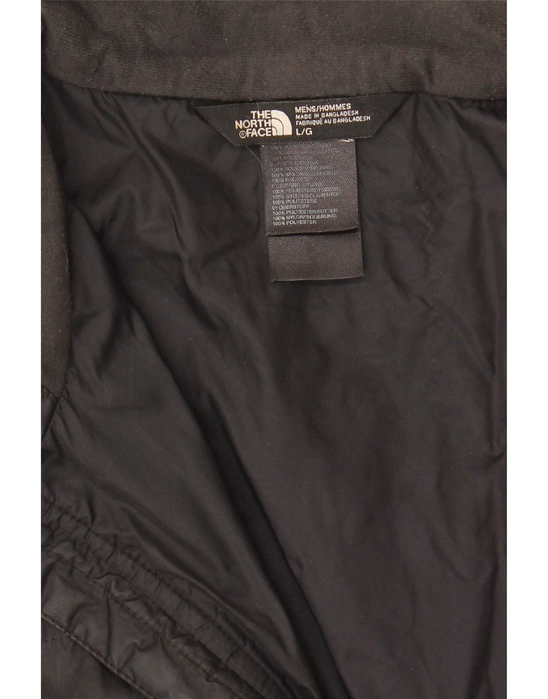 The North Face Mens Liner Bomber Jacket UK 40 Large Black Poliester