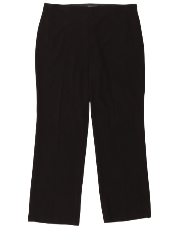 Pantaloni chino pentru femei cu talie înaltă Marks & Spencer UK 16 Large W38 L32 Negru
